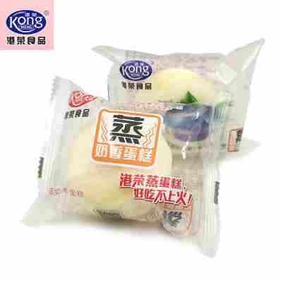 港荣蒸蛋糕整箱吃的早餐蛋糕点心小面包营养食品速食懒人网红零食