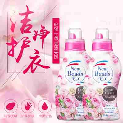 花王玫瑰花果香天然柔顺洗衣液 780克